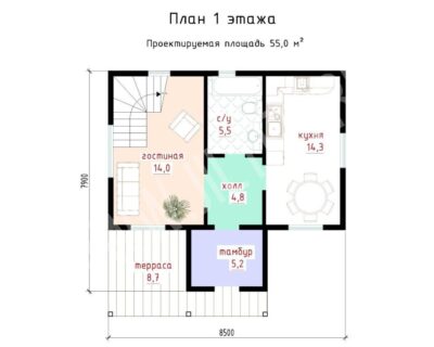 «Элегант» 110 м²