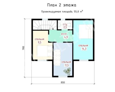 «Элегант» 110 м²