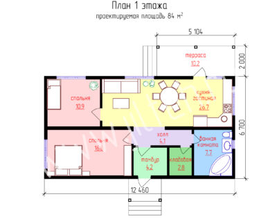 «Мотив-2» 84 м²