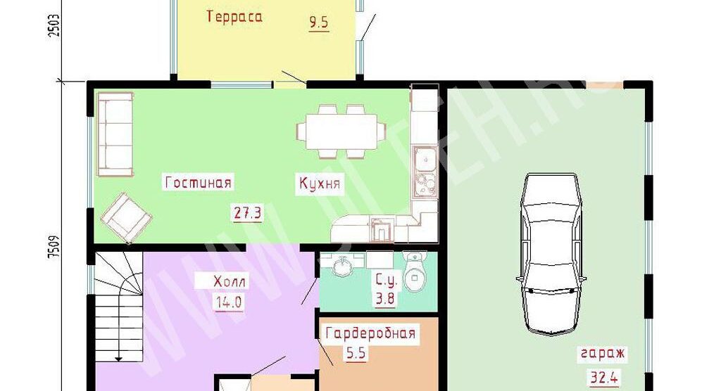 «Родина» 174 м²