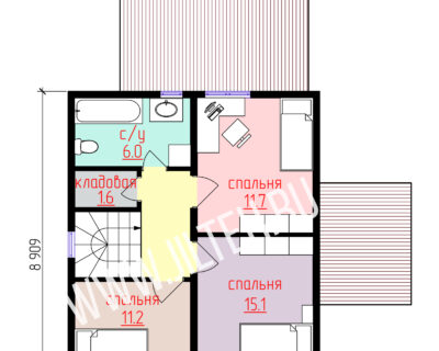 «Шарм» 122м² (мансардный)