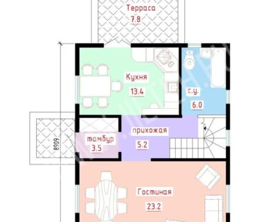 «Весна» 122 м²