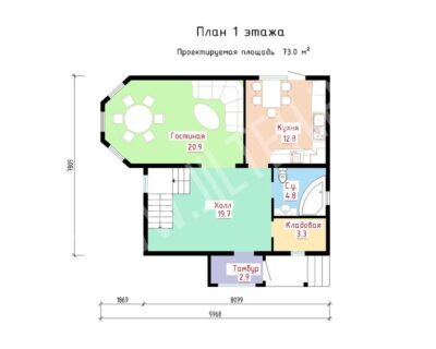 «Возрождение» 142,3 м²